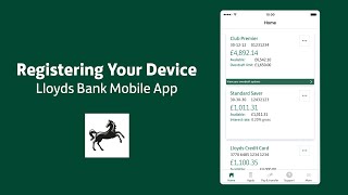 Lloyds Bank Mobile Banking app device registration guide [upl. by Nahc]