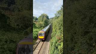 Class 170’s between CROMFORDWHATSTANDWELL RAILWAY STATIONS UN WELDED TRACK [upl. by Aiva]