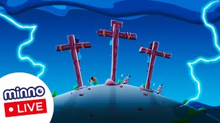 🔴 Jesus on the Cross PLUS 2 Hours of Easter Bible Stories  The Easter Story for Kids [upl. by Arral]