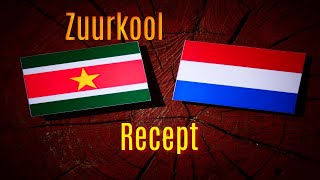 Hoe maak je Zuurkool Surinaams Recept  Zuurkool recept [upl. by Oisacin714]