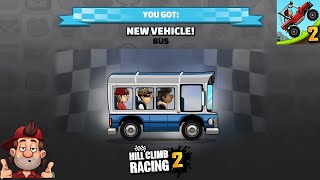 BUS UNLOCK 🚌 IN FLYING FENDERBENDER PUBLIC EVENT  HCR2  HILL CLIMB RACING 2 GAMEPLAY [upl. by Joel]