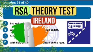 rsa theory test ireland 2024  Mock theory test Ireland  3 [upl. by Selrhc]