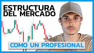 ESTRUCTURA de MERCADO BASICA para SABER LA DIRECCION DEL PRECIO en TRADING INDISPENSABLE [upl. by Ycniuqed]