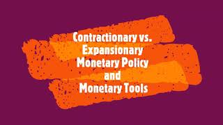 Contractionary and Expansionary Monetary Policy and Monetary Tools [upl. by Amlas]