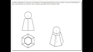 Example 09 on Isometric Projections [upl. by Colombi]