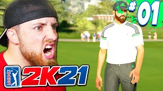 The Start PGA Tour 2K21 Career Mode Gameplay 1 [upl. by Nylodnew]