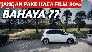 Kaca Film mobil  review kaca film mobil 3M 80 persen quotGELAP BANGET quot [upl. by Nakashima754]