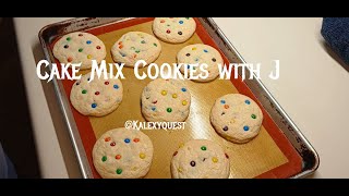 Cake Mix Cookies with J [upl. by Creigh]