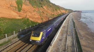 Trains at Dawlish 191217 [upl. by Norvell]