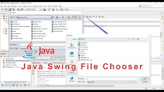 Java swing file chooser JFileChooser UIManager by OS [upl. by Ahsitneuq]