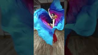 Tropical Vibes Wings dance by Sahra Hayal bellydance dance [upl. by Kimberli968]