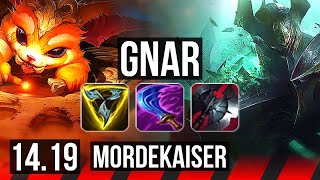 GNAR vs MORDEKAISER TOP  816 800 games Godlike  EUW Diamond  1419 [upl. by Alben]