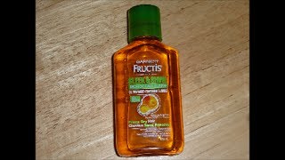 Fructis Sleek amp Shine Moroccan Sleek Oil Treatment Review [upl. by Dickerson930]