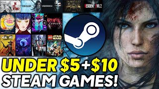 AWESOME NEW STEAM PC GAME DEALS  Tons of Great Games Under 5 and Under 10 to Buy [upl. by Ylurt]