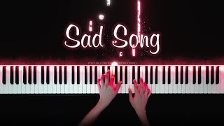 We The Kings  Sad Song  Piano Cover with Strings with Lyrics amp PIANO SHEET [upl. by Meid]