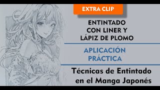 Como entintar con liner y lápiz de plomo  Clase extra  drawing sketch manga [upl. by Eagle208]