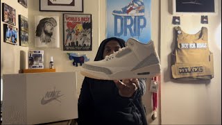 Air Jordan 3 Craft “Ivory” Sneaker Review [upl. by Leahcimnaj]