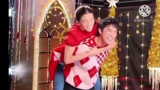 Donny and Belle mala Korean act ang ginawa sa ABSCBN Christmas Station ID [upl. by Tadashi]