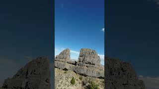 Along the Railroad to a Rocky Hilltop fpv drone fpvdrone fpvcinematic fpvlongrange [upl. by Stickney]