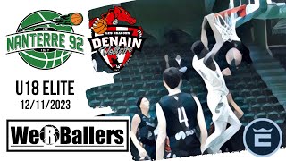 Nanterre vs Denain Voltaire U18 12112023 Highlights by We R Ballers [upl. by Ednihek981]