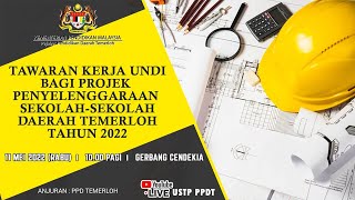 TAWARAN KERJA UNDI PENYELENGGARAAN SEKOLAHSEKOLAH DAERAH TEMERLOH [upl. by Hcardahs]