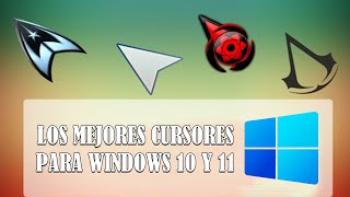 Mejores Cursores Para WINDOWS 111087XP [upl. by Rooke]