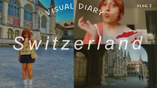 My FIRST solo trip  Switzerland 🇨🇭☘️  Visual Diaries  vlog 2 [upl. by Aron]