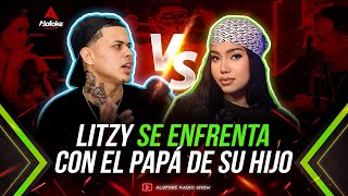 LITZY BERLINA ENFRENTA DE TU A TU AL PAPA DE SU HIJO ALOFOKE RADIO SHOW LIVE [upl. by Giffy]