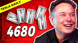 Tesla Just Announced 4680 Battery Milestone  Giga Updates Musk Interviews [upl. by Enyad]