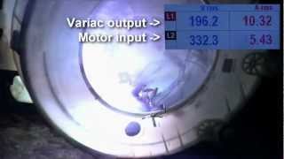 Dyson motor burnout at 360 volts slow motion [upl. by Asli467]