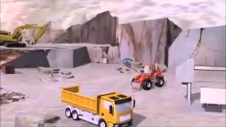 Natural Stone Quarry  Open Pit Mining Animation [upl. by Bough117]