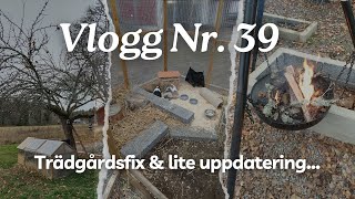 Vlogg Nr 39  Trädgårdsfix amp lite uppdatering [upl. by Roxanne]