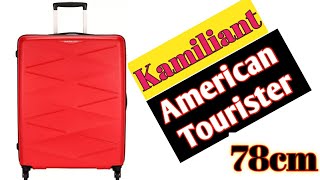 kamiliant by American tourister 78cm trolly unboxingfrom flipkart [upl. by Valdas]