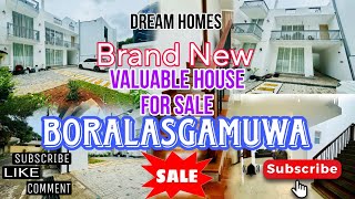 BORALASGAMUWA BRAND NEW MORDEN HOUSE FOR SALE  බොරලැස්ගමුව අලුත්ම නවීන නිවස විකිණීමට ඇත [upl. by Eeramit56]