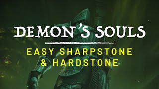 Best Early Game Sharpstone amp Hardstone Farm in Demons Souls PS5  most efficient method tutorial [upl. by Acinorrev]