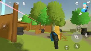 Rec room paintball 1v1 against Romanstickman [upl. by Haeli]