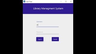 Library Management System Project in Java JavaFX  Material Design [upl. by Euk]