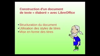 Structuration et styles de titres sous LibreOffice [upl. by Sueddaht]