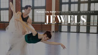 Kansas City Ballet Rehearses Emeralds for George Balanchines Jewels [upl. by Gwyneth]