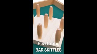 shorts How to play Bar Skittles  Table Skittles [upl. by Garaway]