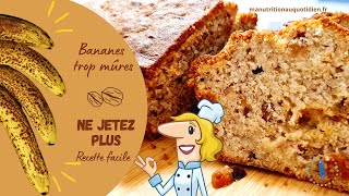 Recette cake à la banane délicieuse et gourmande… [upl. by Gathard]