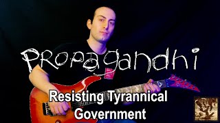 Propagandhi  Resisting Tyrannical Government guitar cover [upl. by Trofmoc27]