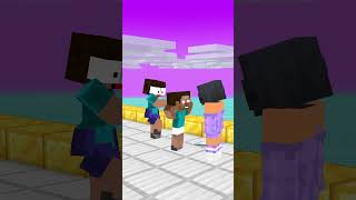 Who is the Best Careful To Baby Herobrine Aphmau or Noob Girl 🤔 aphmau shortvideo [upl. by Sitoel]