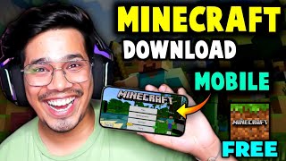 How To Download Minecraft For Free On Android Mobile  Minecraft Mobile Me Kaise Download Kare [upl. by Lledal]