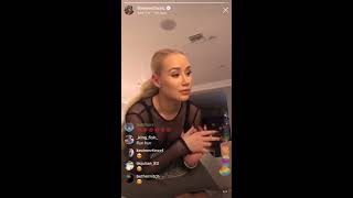 Iggy Azalea on Instagram Live  11th June 2018 [upl. by Lorolla]