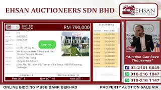 PROPERTY AUCTION SALE VIA ONLINE BIDDING MBSB BANK BERHAD [upl. by Alhan]