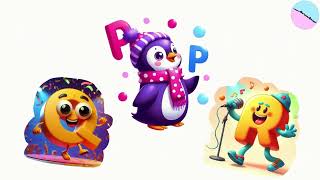 Nursery Rhymes  P Q R Song  Letters and Vocabulary [upl. by Carrel]