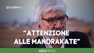 Governo lavvertimento di Proietti quotLa mandrakata non va mai a buon finequot [upl. by Minier]