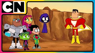 Teen Titans go 🤩  Robin’s Superhero Puppet Show 🎪  Compilation  Cartoon for Kids  cnindia [upl. by Nyladgam]