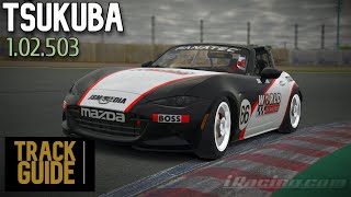 iRacing Mazda MX5 Tsukuba 2000  Full  Track Guide  Hotlap [upl. by Enilarak]